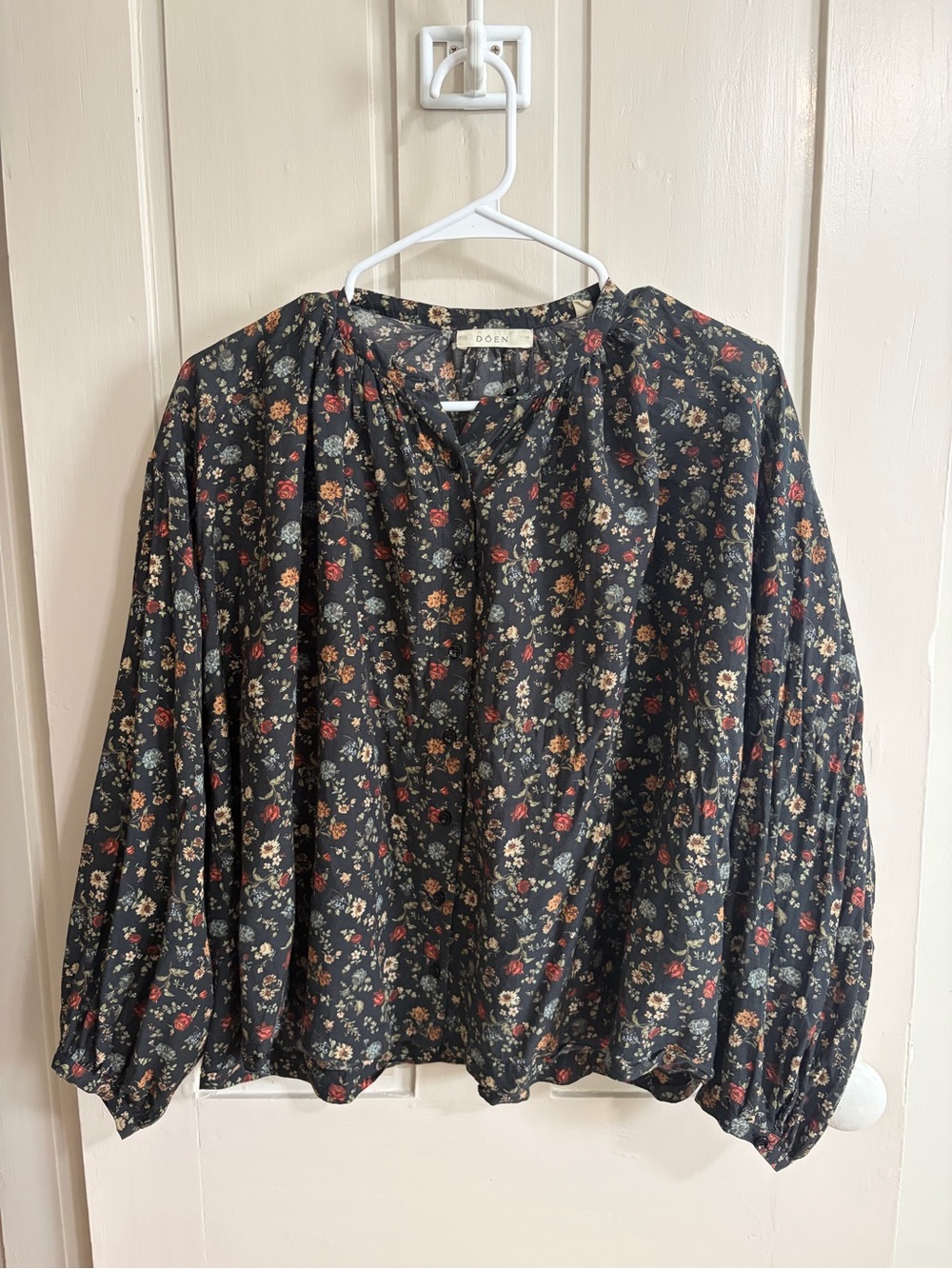Doen Jane Blouse in Champaign Floral